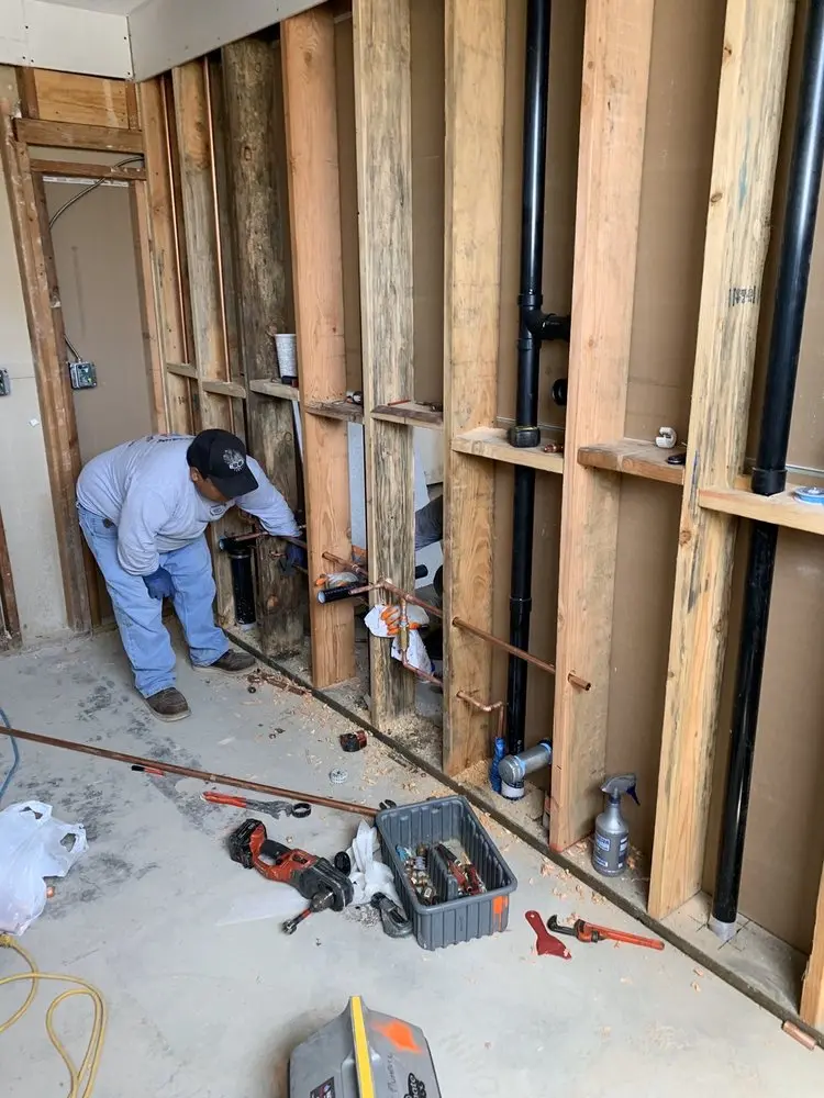 Commercial rough-in plumbing for Gas Line Repair in Marrero